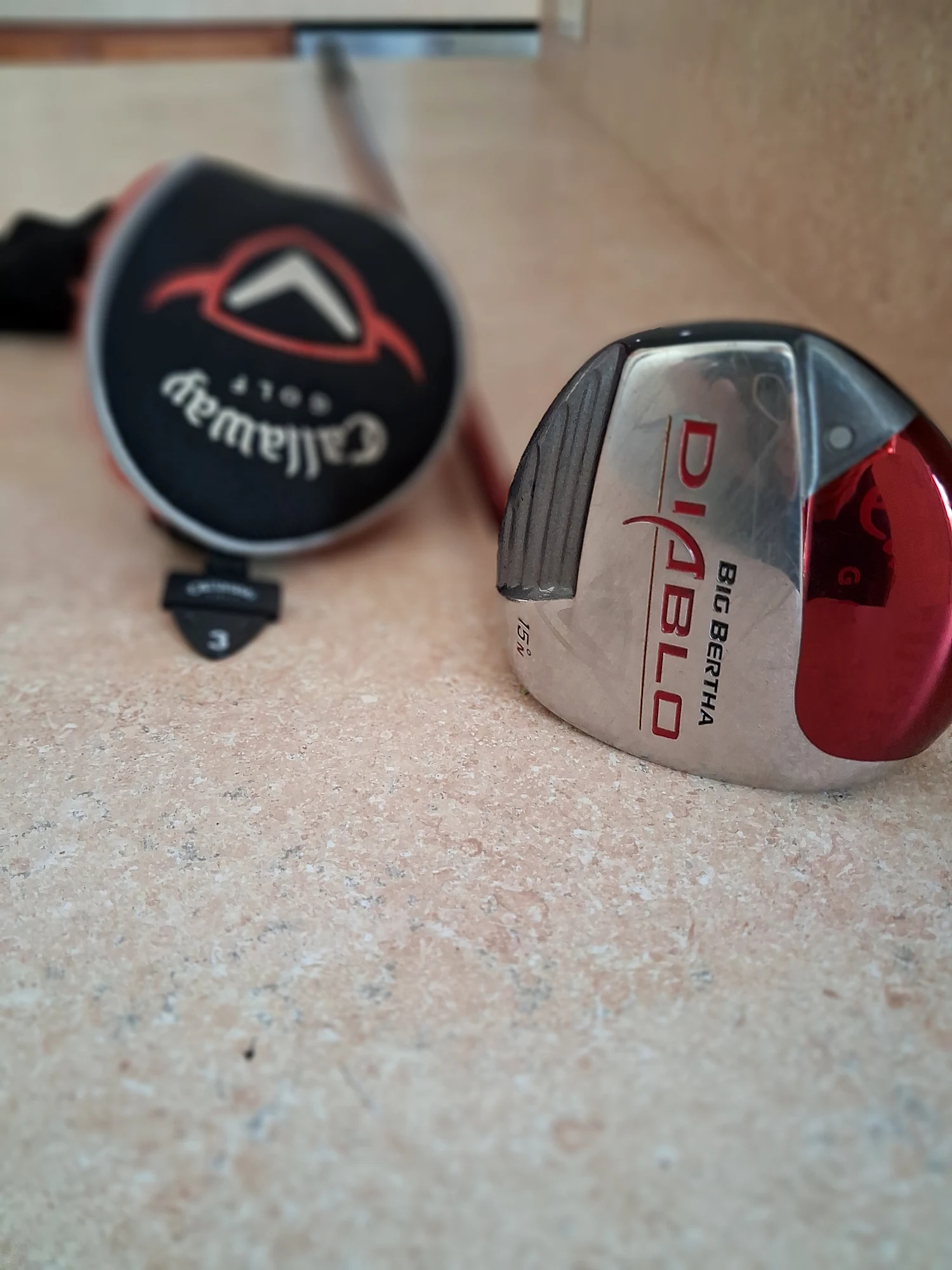 Callaway Big Bertha Diablo Fairway 3 Wood Golf Club with Matching Headcover