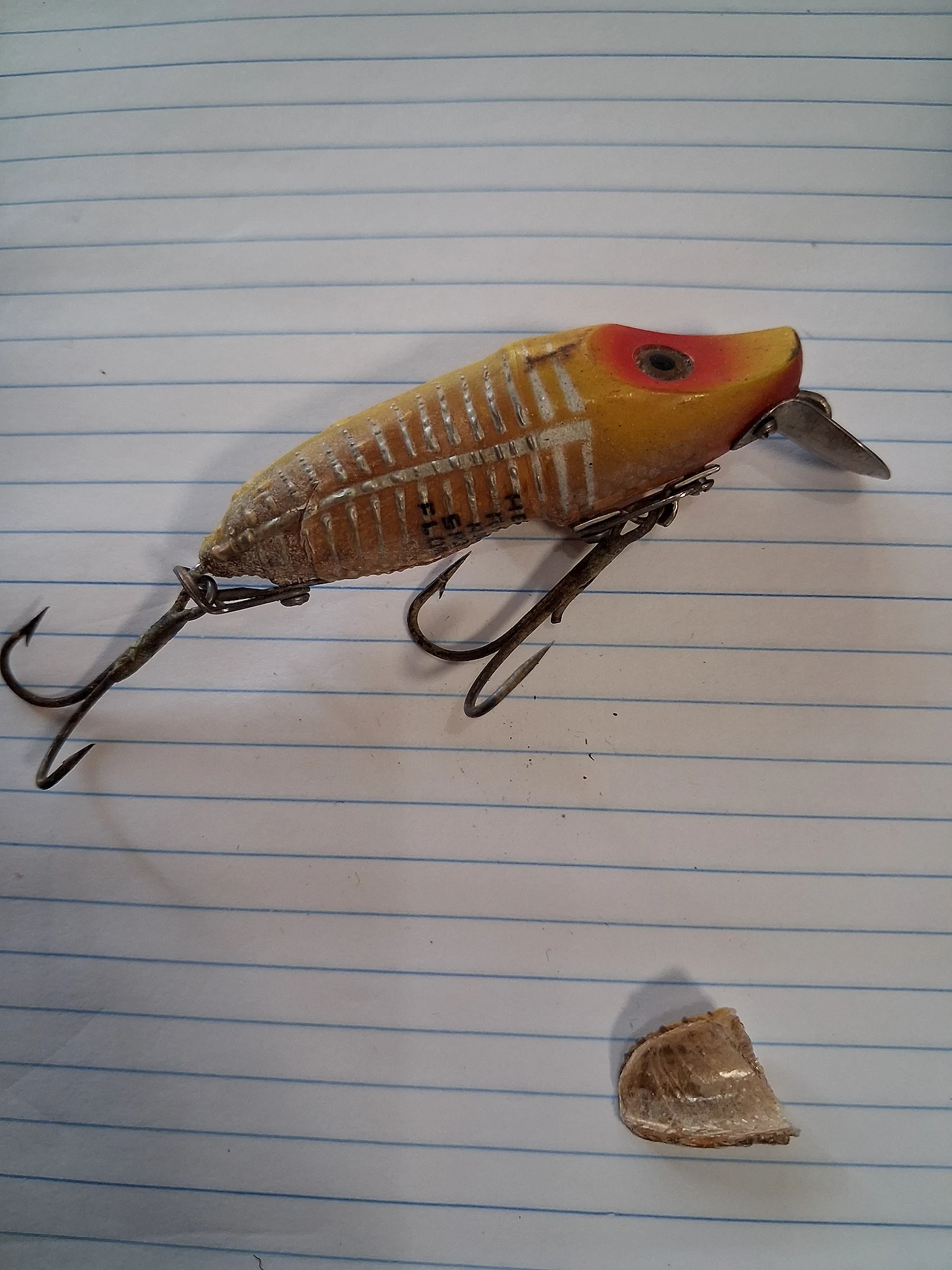 Heddon River Runt Vintage Wooden Fishing Lure