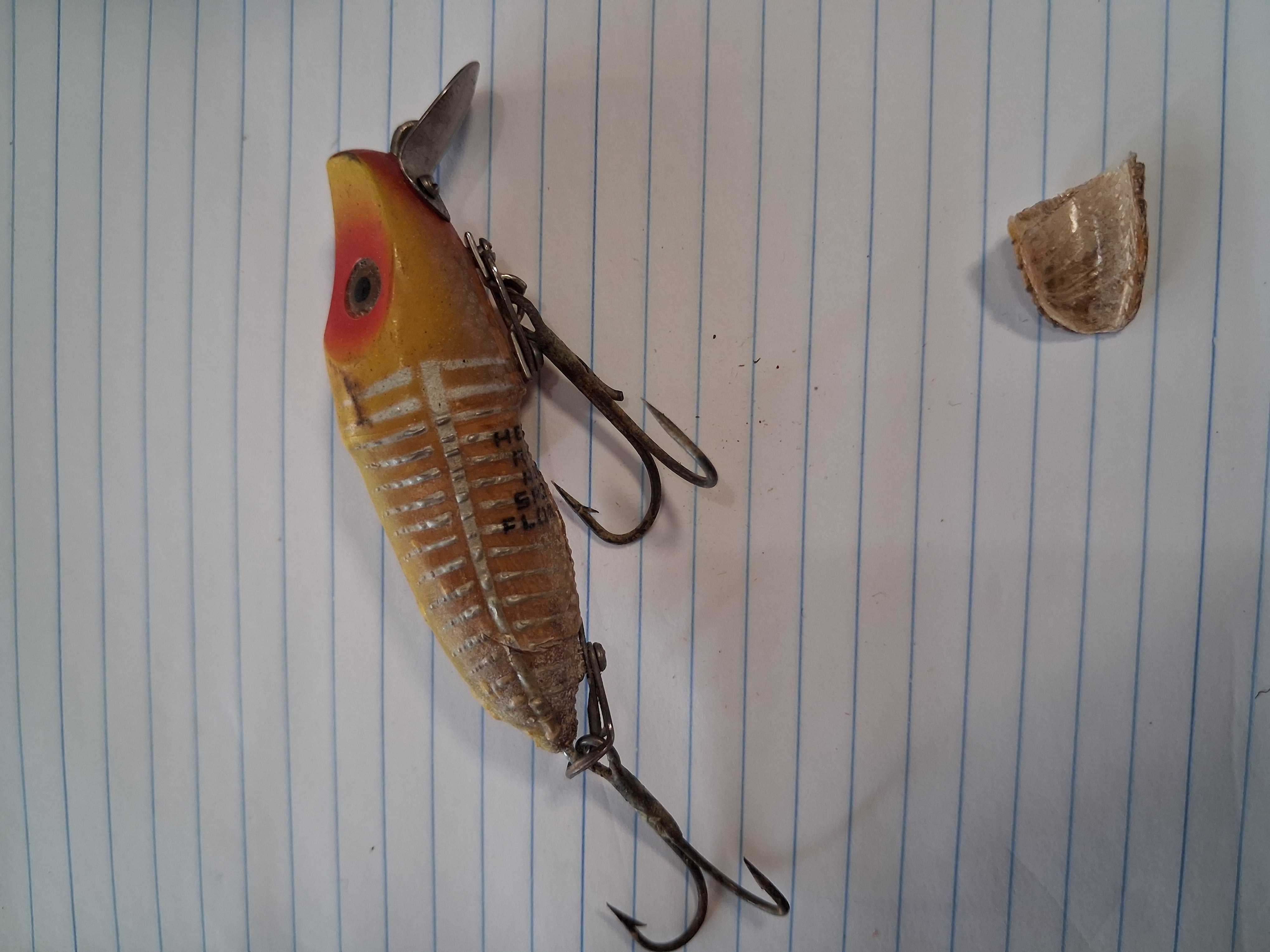 Heddon River Runt Vintage Wooden Fishing Lure photo 1 of 11