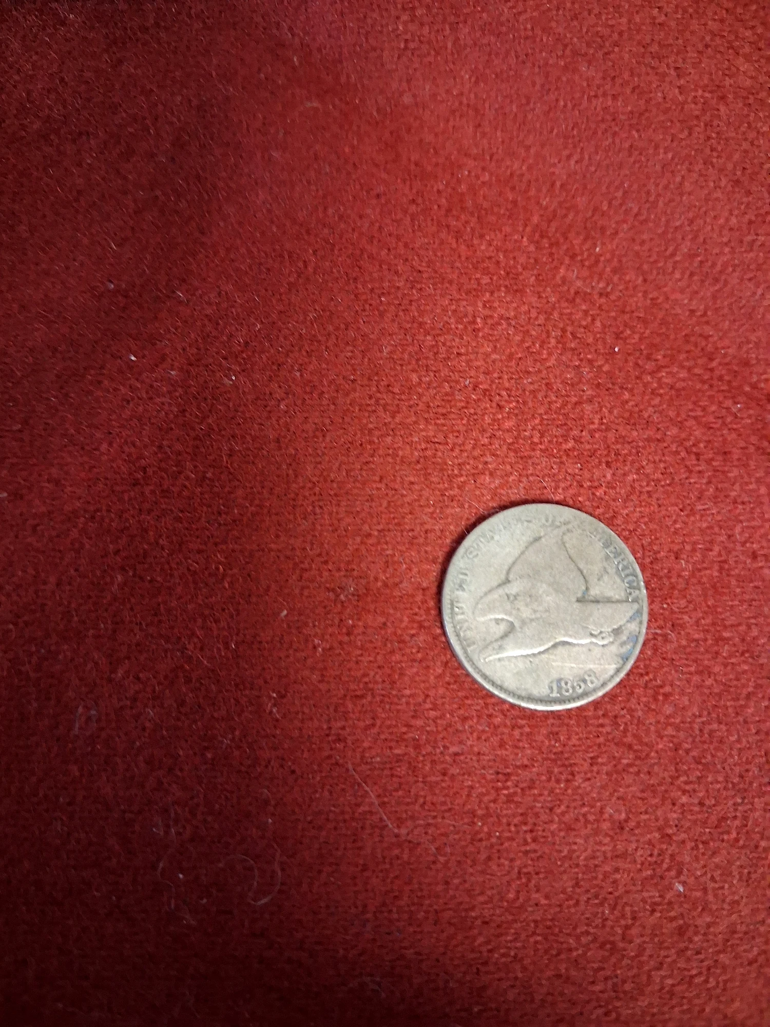 Flying Eagle Penny 1858 photo 1
