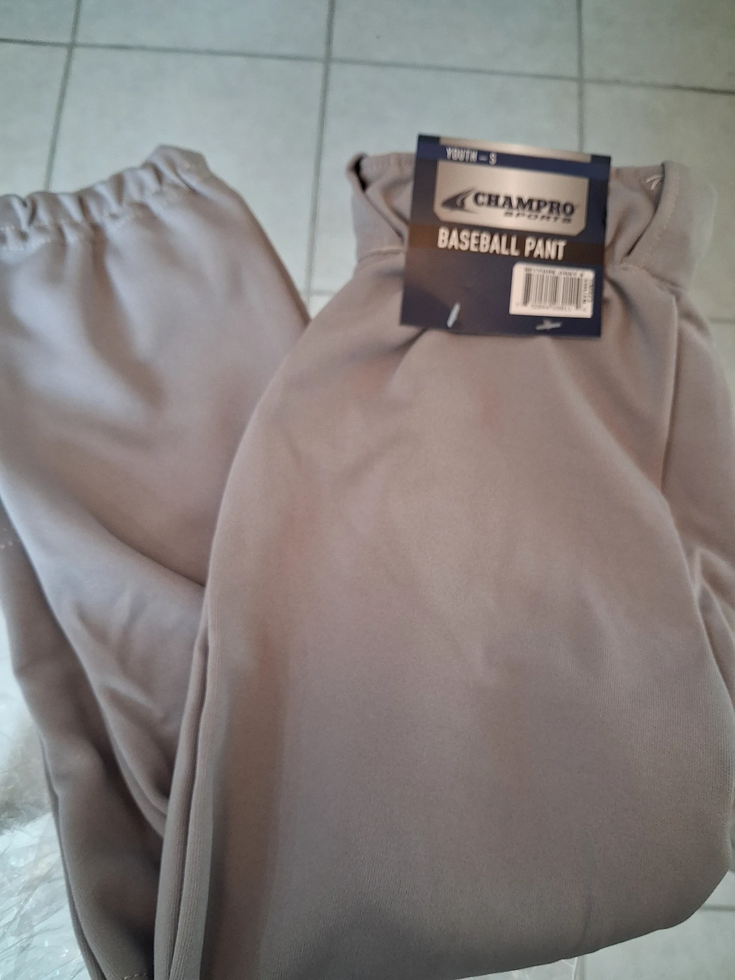 Champro Baseball Uniform Pants BP91YGRS Gray Boys Youth S photo 4